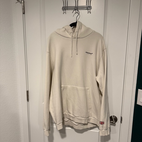 McLaren F1 Lando Norris Silverstone 2022 Hoodie - Cream 3XL - Picture 7 of 7